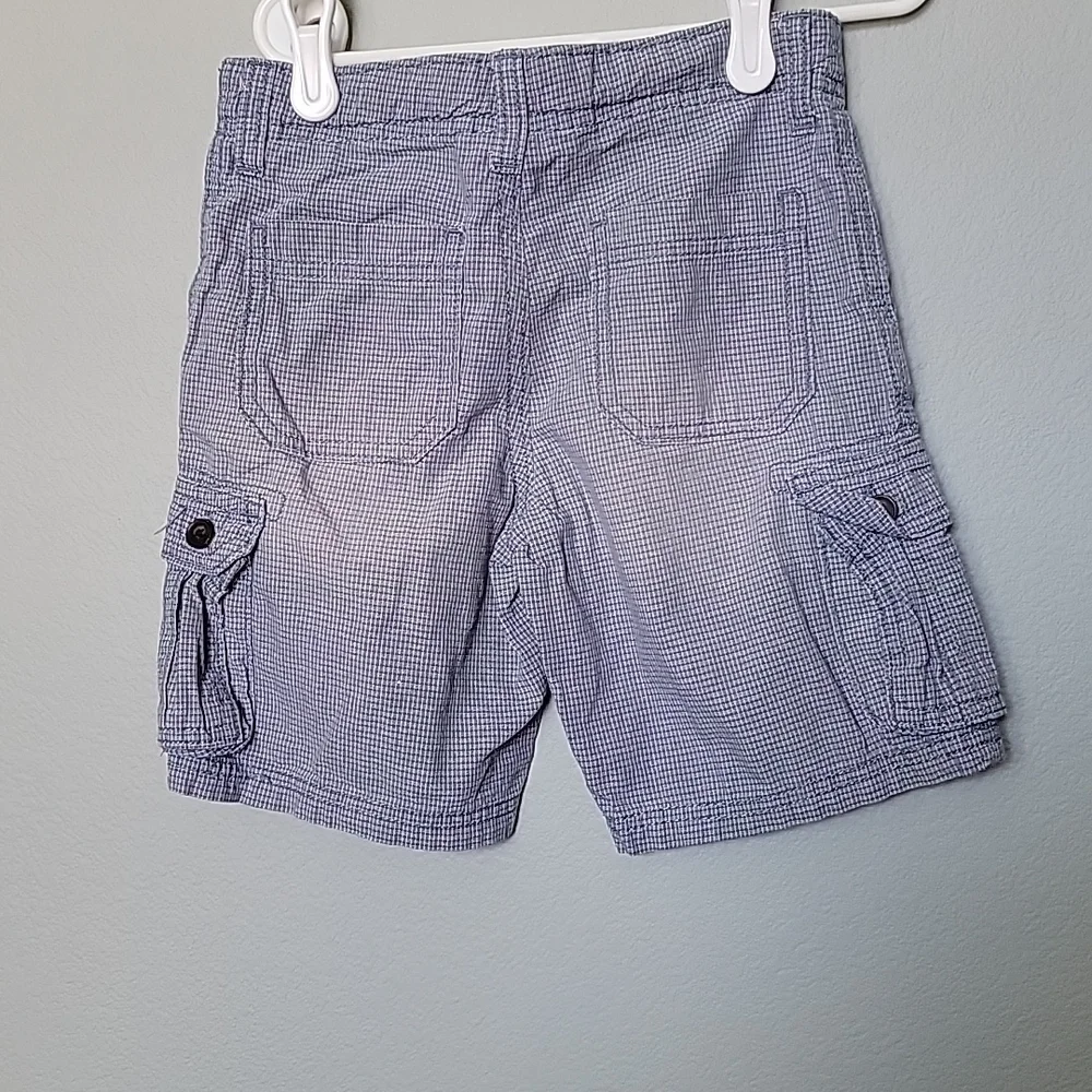 Gymboree size 5 plaid boys cargo shorts